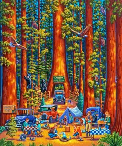 Redwood National Park Paint by numbers