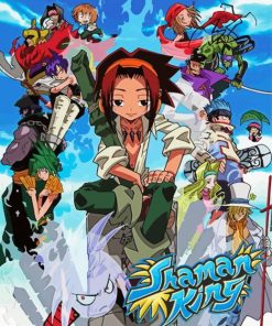 Shaman King Anime Manga paint by numbers