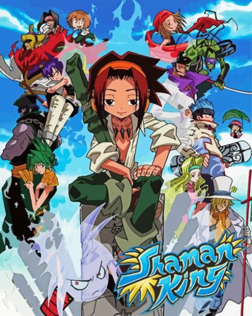 Shaman King Anime Manga paint by numbers