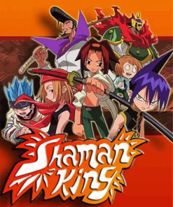 Shaman King Anime paint by numbers