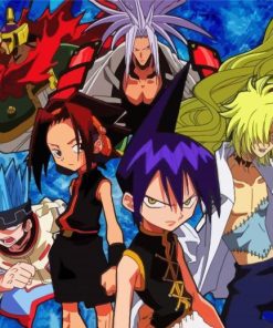 Shaman King Anime Characters Paint by numbers