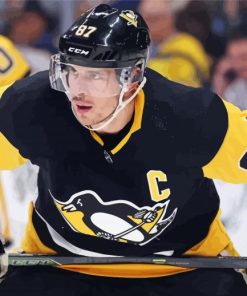 Sidney Crosby Hockey Playerpaint by numbers