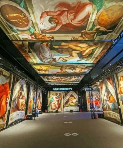 Sistine Chapel Exhibition paint by numbers