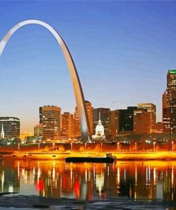 St Louis City Missouri Paint by numbers