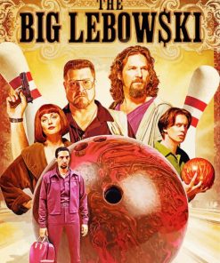 The Big Lebowski Mivie Poster paint by numbers