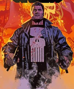 The Punisher paint by numbers