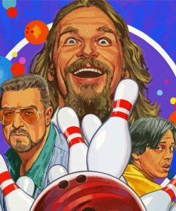 The Big Lebowski Movie Paint by numbers