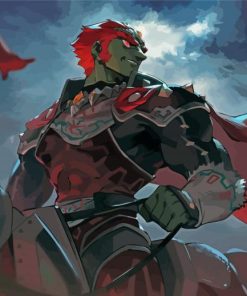 The Legend Of Zelda Ganondorf paint by numbers