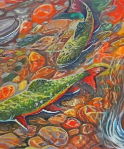 Trout Stream paint by numbers