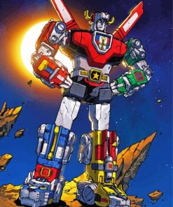 Voltron Defender Of The Universe paint by numbers