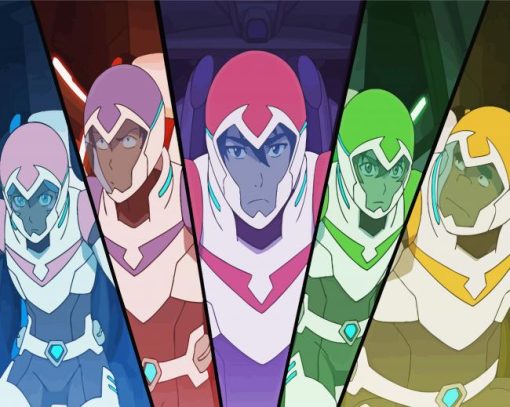 Voltron Legendary paint by numbers