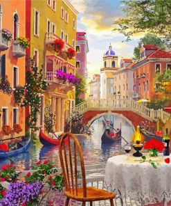 Wonderful Italian Outdoor Coffee paint by numbers