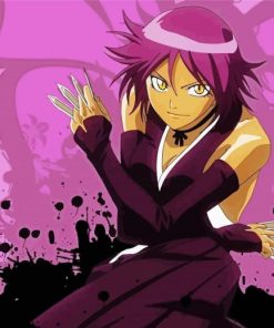 Yoruichi Shihouin Bleach Paint by numbers