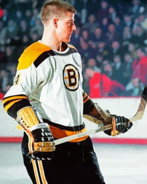 Young Bobby Orr paint by numbers