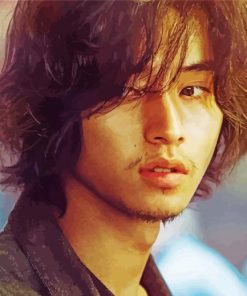 actor Kento paint by numbers