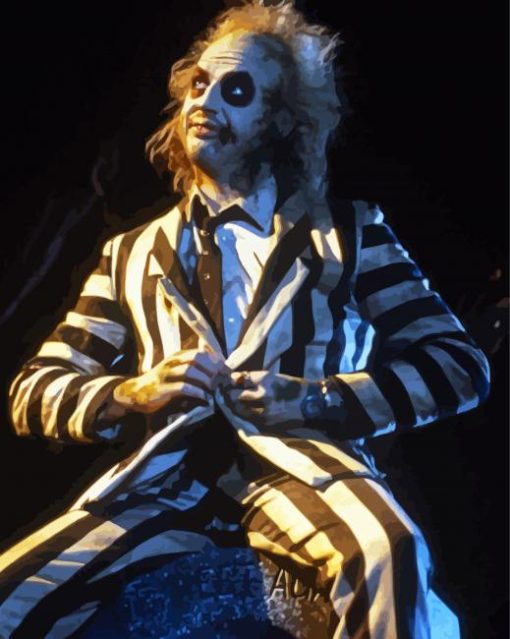 beetljuice paint by numbers