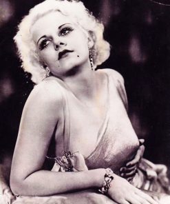 Aesthetic Jean Harlow paint by numbers