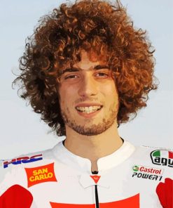 Simoncelli Racer paint by numbers