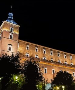 Alcazar Of Toledo Building paint by numbers