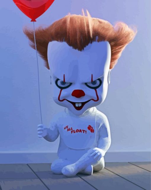 Cute Baby Pennywise paint by numbers