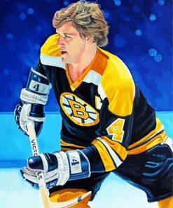 Bobby Orr Ice Hockey Player paint by numbers