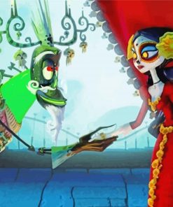 Book Of Life Animation paint by numbers