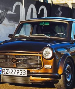 Brown Trabant paint by numbers