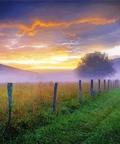 Cades Cove paint by numbers