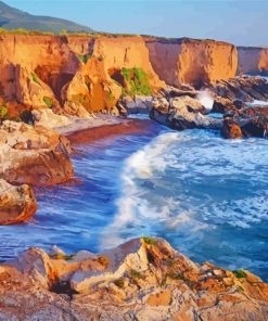 california coastline paint by numbers