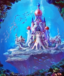 Castle Under The Sea paint by numbers