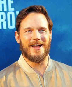 Chris Pratt paint by numbers