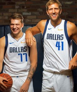 Dallas Mavericks American Basketball Team paint by numbers