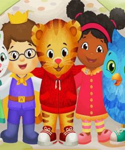 Daniel Tiger And Friends Paint by numbers
