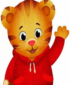 Daniel Tiger paint by numbers
