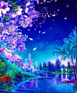 Fairy Tale Landscape paint by numbers