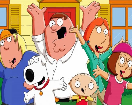 Family Guy Movie paint by numbers