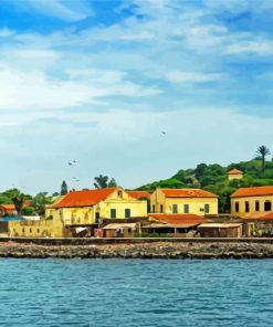 Goree Destination Senegal paint by numbers