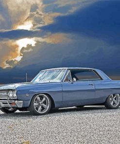 grey 65 chevelle ss paint by numbers