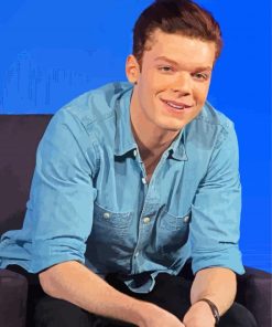 Handsome Cameron Monaghan paint by numbers