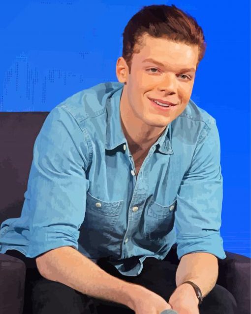 Handsome Cameron Monaghan paint by numbers