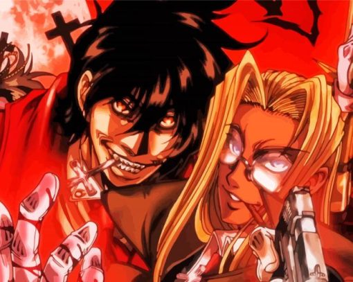 hellsing ultimate characters paint by number