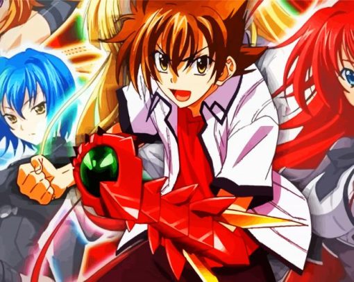 High School DxD Anime paint by numbers