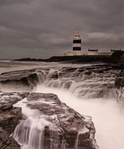 Hook Head Lighthouse In Wexford paint by numbers