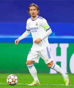 Luka Modric Football Player paint by numbers