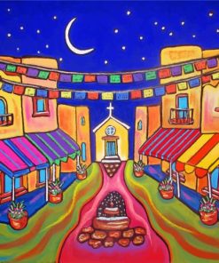 Mexican Life Art paint by number