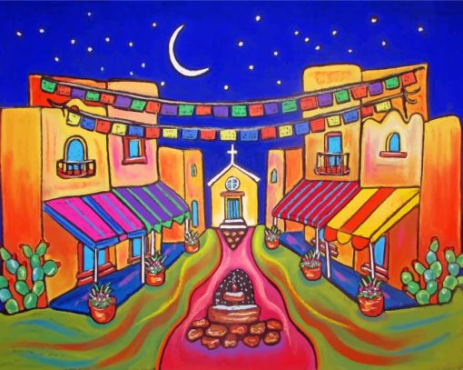 Mexican Life Art paint by number