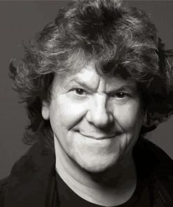 Black And White Michael Lang paint by numbers