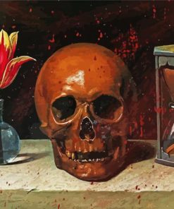 Still Life Momento Mori paint by numbers