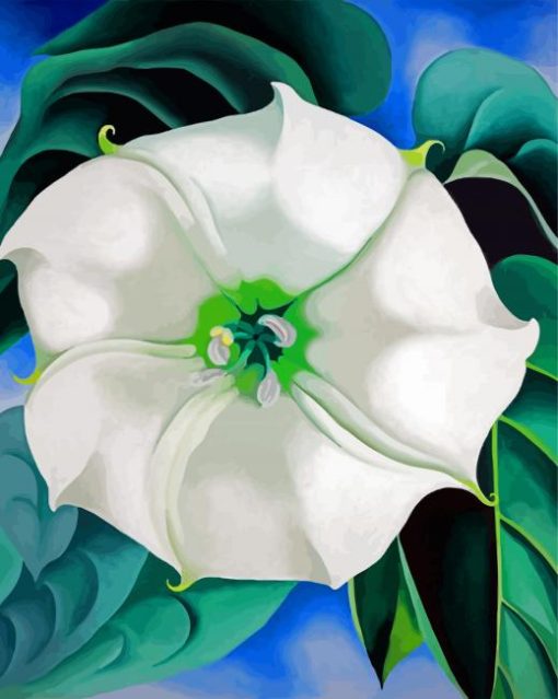 Okeffe Jimson Weed paint by numbers