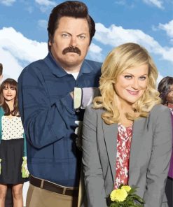 Parks And Recreation Reunion paint by numbers